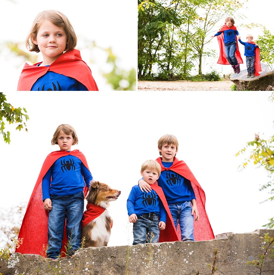 Kinder Fotografie mit Hund Fotoshooting